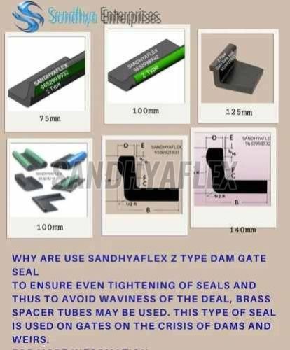 Z Type Musical Note Dam Gate Seal