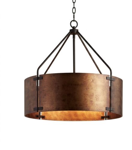 Metal Drum Shade Pendant Light