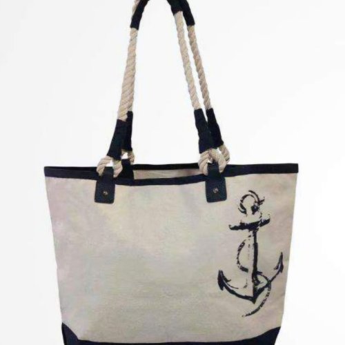 12oz Cotton Canvas Beach Bag