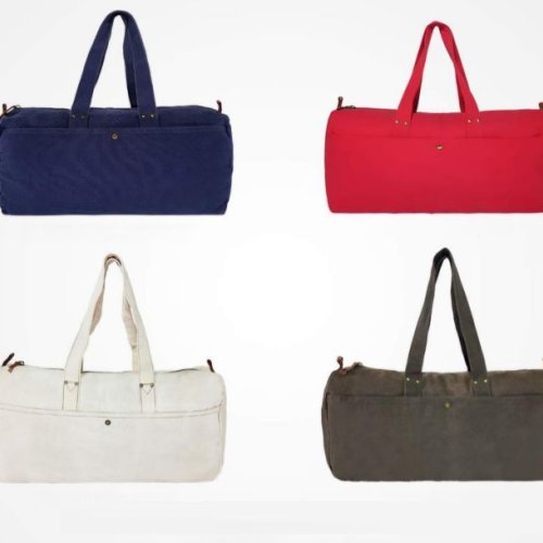 12oz Washed Cotton Canvas Yoga Bag