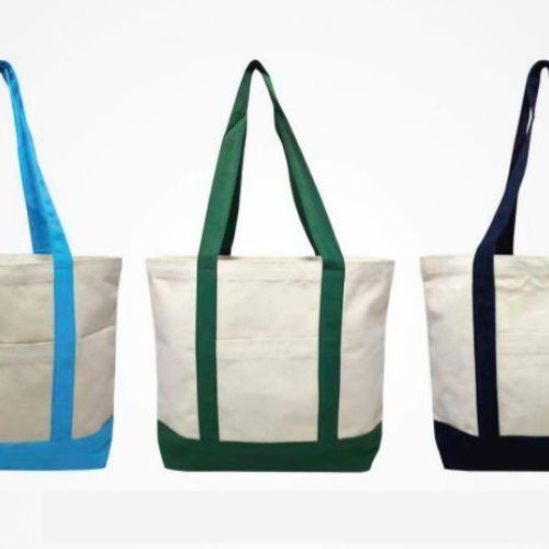 Canvas Shopper Handbag