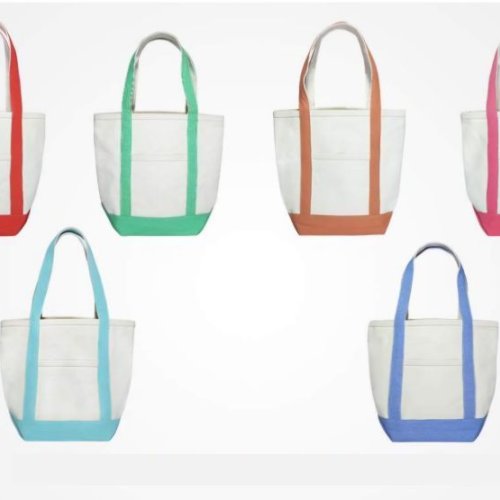Cotton Canvas Medium Size Tote Bag