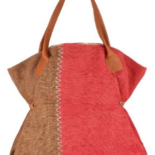 Designer Jute Beach Tote Bag