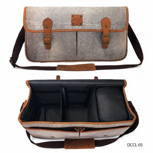 Canvas Leather Camera Bag
