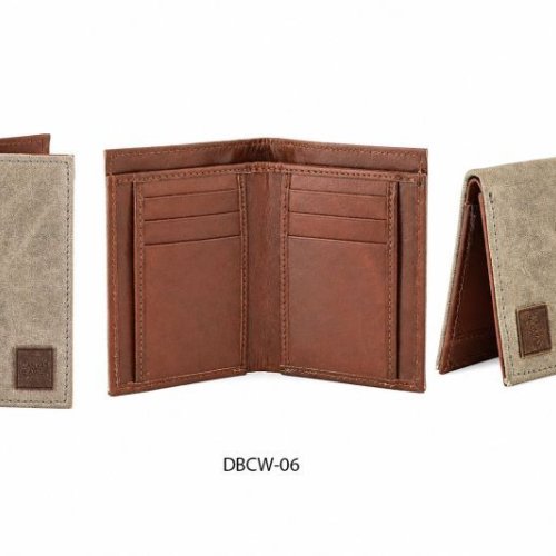 Multi Card Slot  Waxed Canvas Purse