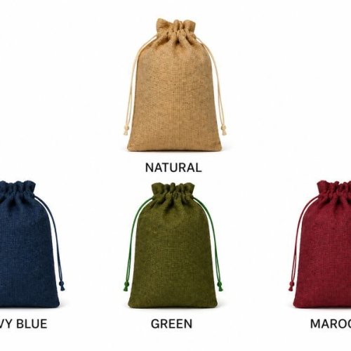 Plain Canvas Drawstring Bag