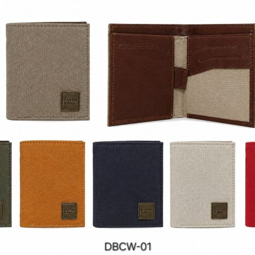Solid Men Canvas Wallet