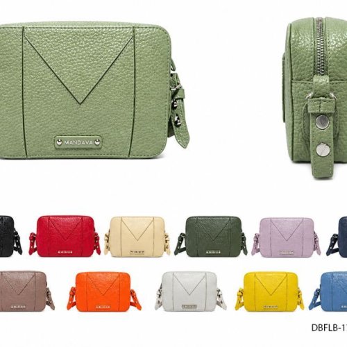 Textured Faux Leather Ladies Crossbody Bag