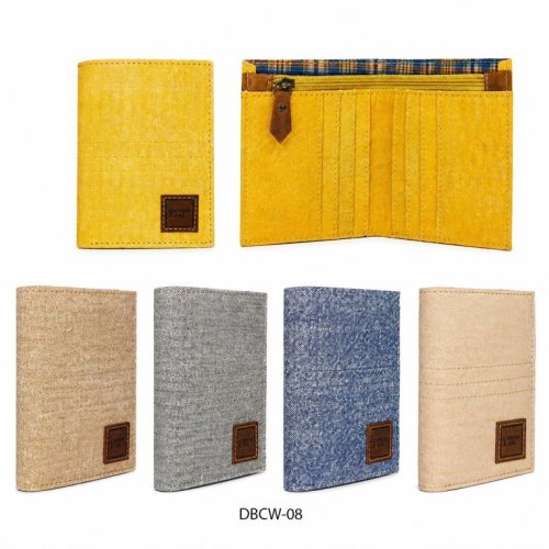 Zipper Canvas Money Purse for Men
