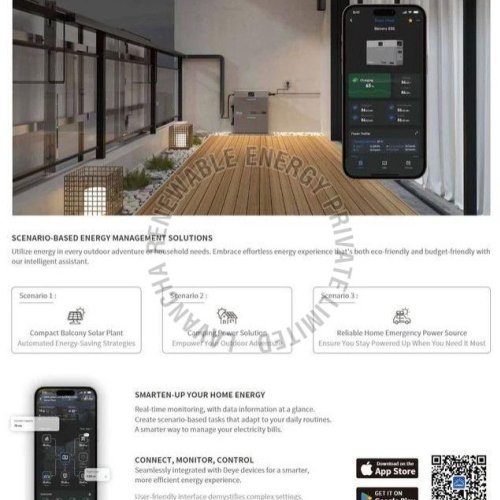 Deye SUN-BK100-2.0KWH-EU-AM2 10kWh Hybrid Energy Storage System