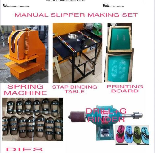 Manual Slipper Making Machine