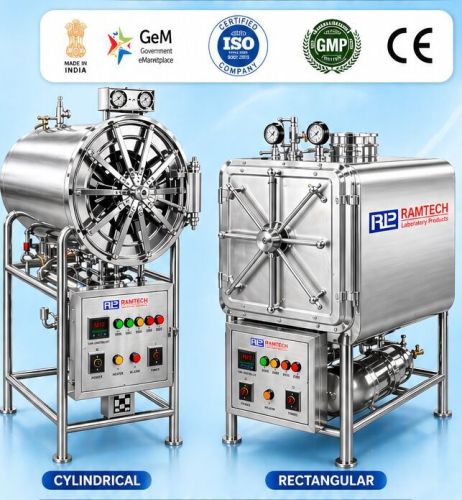 Horizontal Cylindrical Rectangular Autoclave