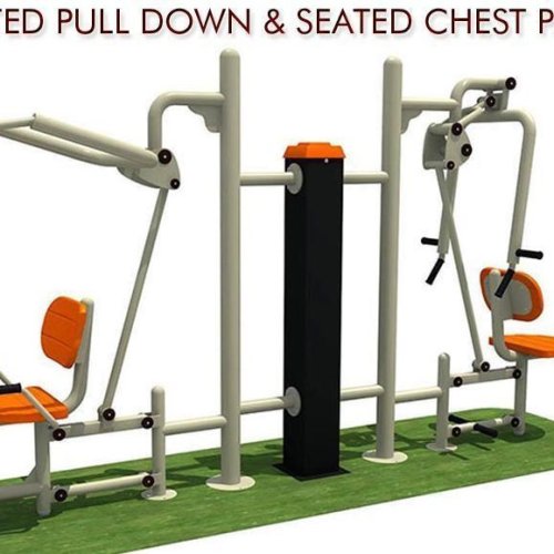 Seated Pull Down &AMP; Seated Chest Press Machine