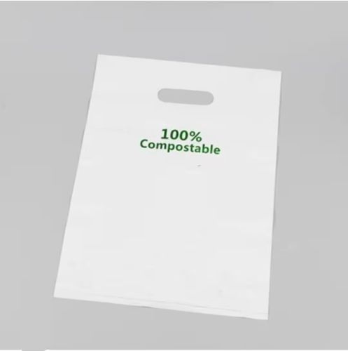 20x24 Inch D Cut Bio Plastic Compostable Carry Bags
