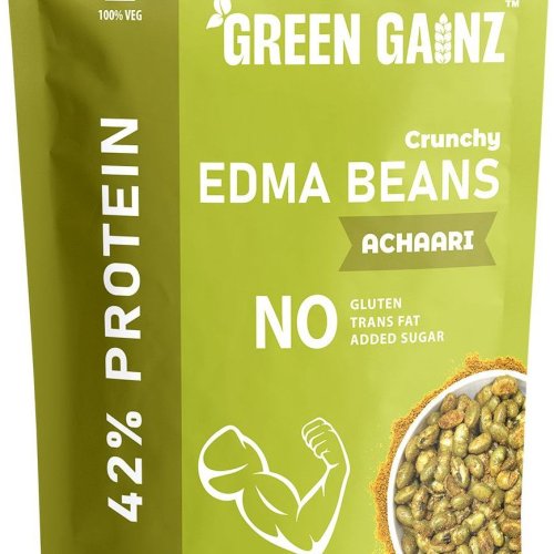 Green Gainz Achaari Flavour Roasted Edamame Beans