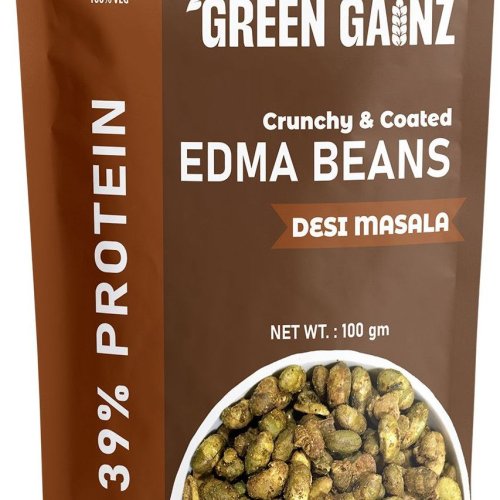 Green Gainz Desi Masala Roasted Edamame Beans