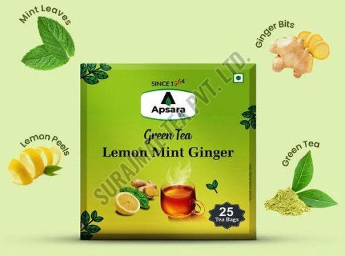 Apsara Lemon Mint Ginger Green Tea Bags