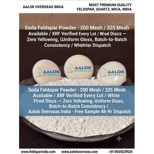 High Melting Soda Feldspar