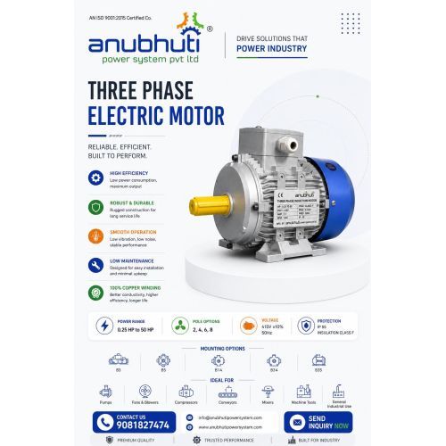 3 Phase Industrial Motors