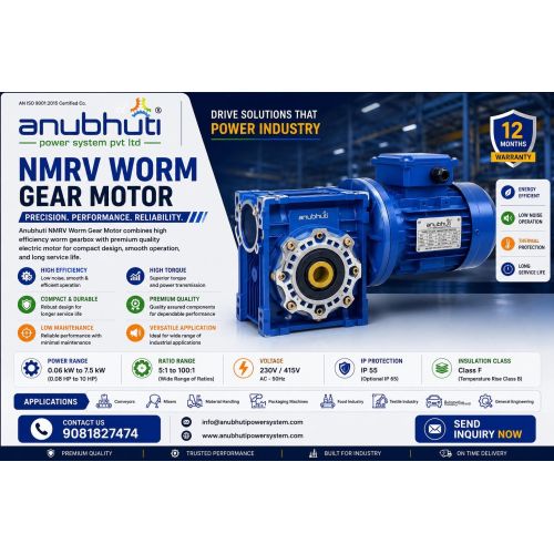 Three Phase Worm Gear Motor