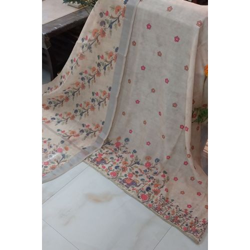 Floral Printed Cotton Suit