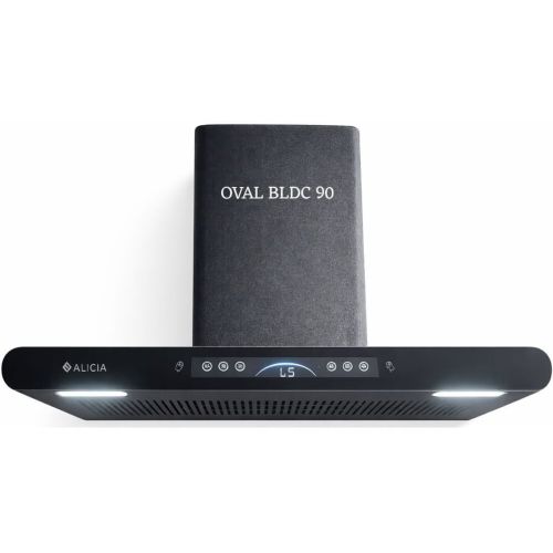 Alicia Oval BLDC 90 Kitchen Chimney