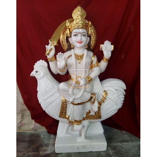 Marble Bahuchara Mata Statue