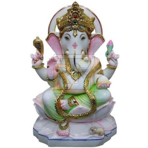 Marble Colored Ganesh Statue