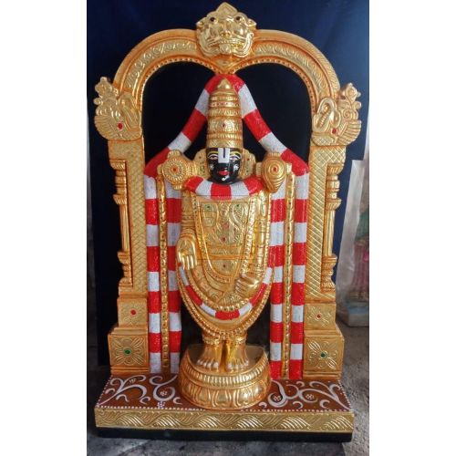 Marble Coloured Tirupati Balaji Statue