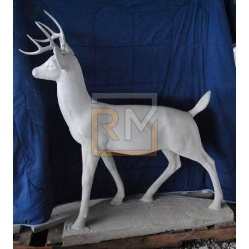 Marble Deer Statue