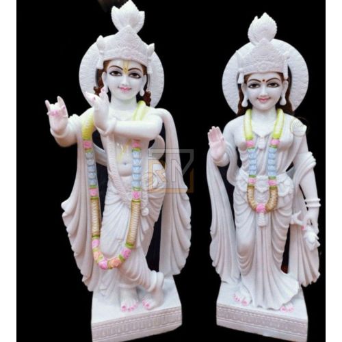 Marble Radha Krishna Statues