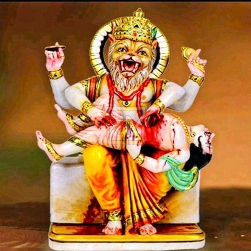 Marble Narsingh Statue