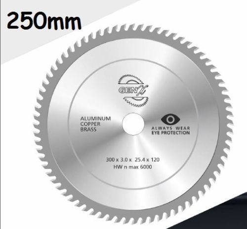 250mm Aluminium Cutting Saw Blade