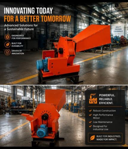 Municipal Solid Waste Single Shaft Shredder