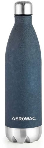 Viva Double Wall Insulated Stainless Steel Water Bottle Blue