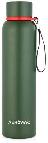 Kaia Double Wall Stainless Steel Bottle Matt Green