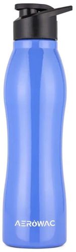 Silva Single Wall Stainless Steel Bottle Glossy Blue