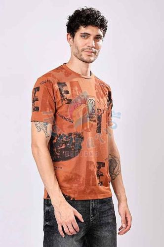 Casual Wear Men Printed T Shirt