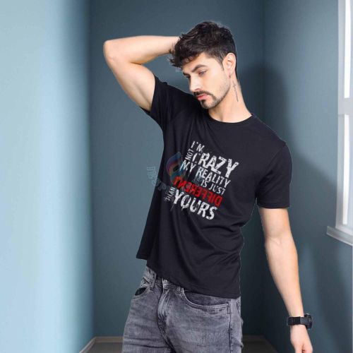 Typography Printed T Shirt