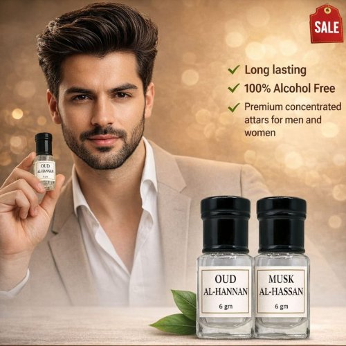 Unisex Long Lasting Attar Combo