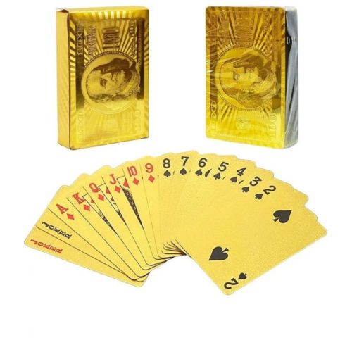 Golden Playing Cards
