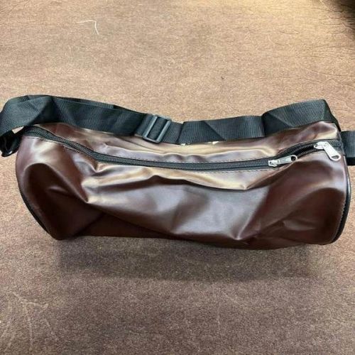 Leather Gym Duffle Bag