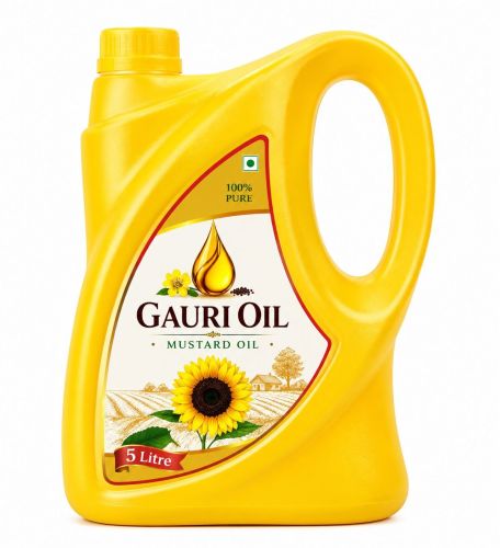 5 Litre Pure Kachi Ghani Mustard Oil