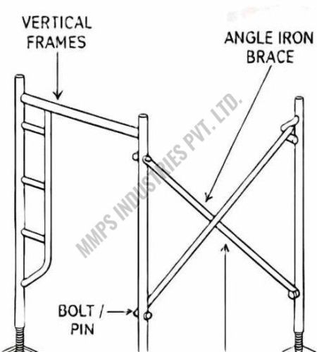 Angle Iron Bracing Scaffolding Frame