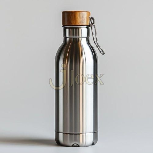 Bamboo Cap Steel Hydration Bottle
