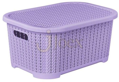 Purple Lidded Organizer Box