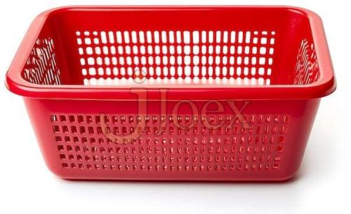 Red Vented Utility Basket