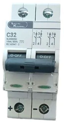 L&T 500V DC DP MCB