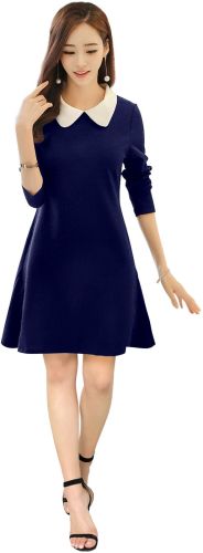 Ladies Stylish Navy Blue Western Dress