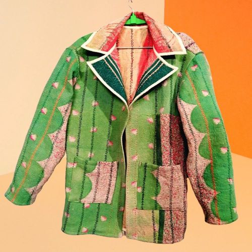 Vintage Reversible Patchwork Jacket